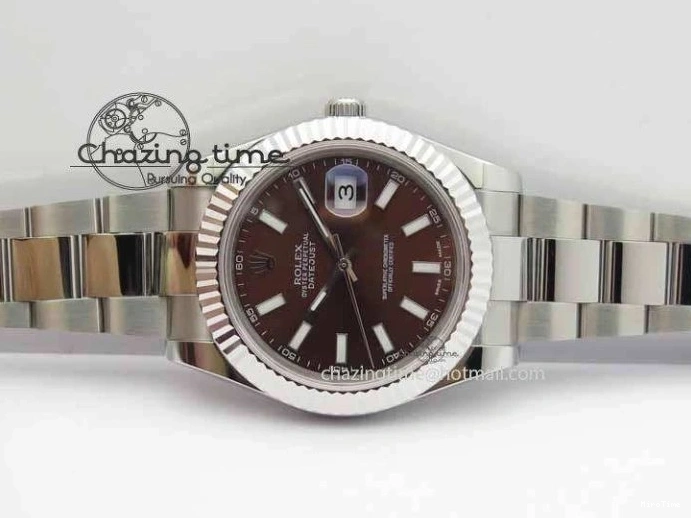 MiroTime 1221 DateJust II 41mm SS BP Maker Best Edition Brown Dial On SS Bracelet SA Modern 3734
